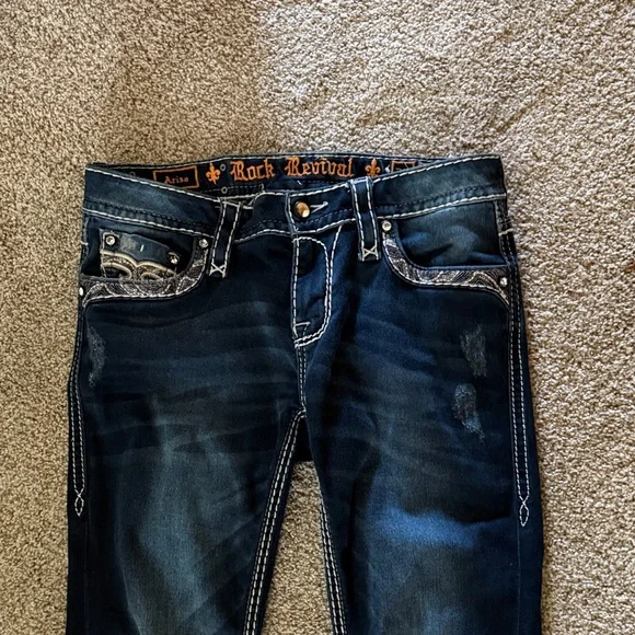 Rock Revival Women's Arisa Skinny Jeans Size 29 - Picture 4 of 16